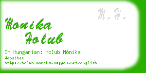 monika holub business card